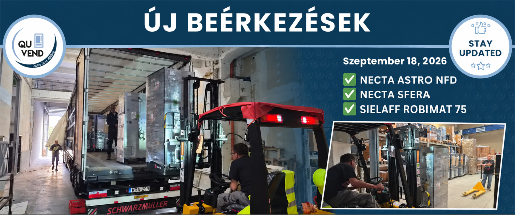 Újabb használt automaták érkeztek